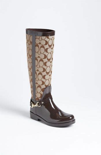 coach rain boots cheap